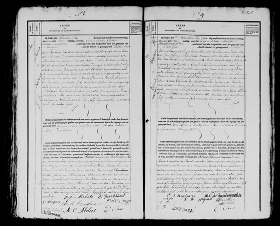 Acte mariage Heyvaert De Baerdemaecker, n09 — 16 mai 1827
