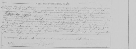 Acte deces Merchtem n45 — 9 mai 1869